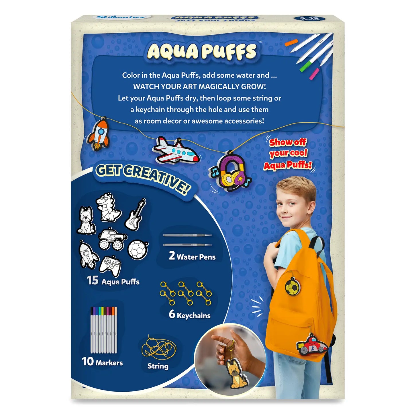 Aqua Puffs: Just Cool Things | 3D Art Kit (ages 4+)