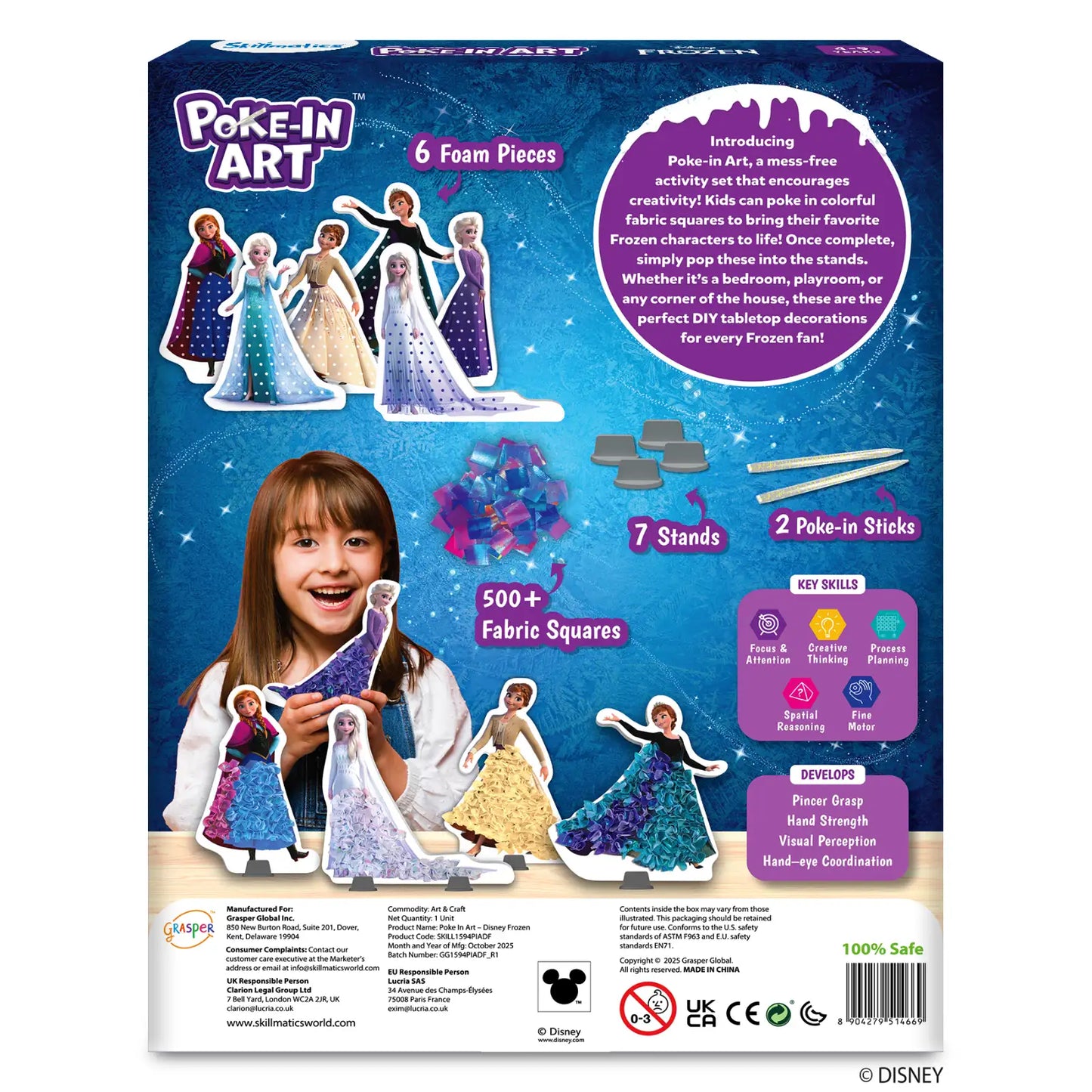 Poke-in Art: Disney Frozen | No Mess Art for Kids (ages 4-9)