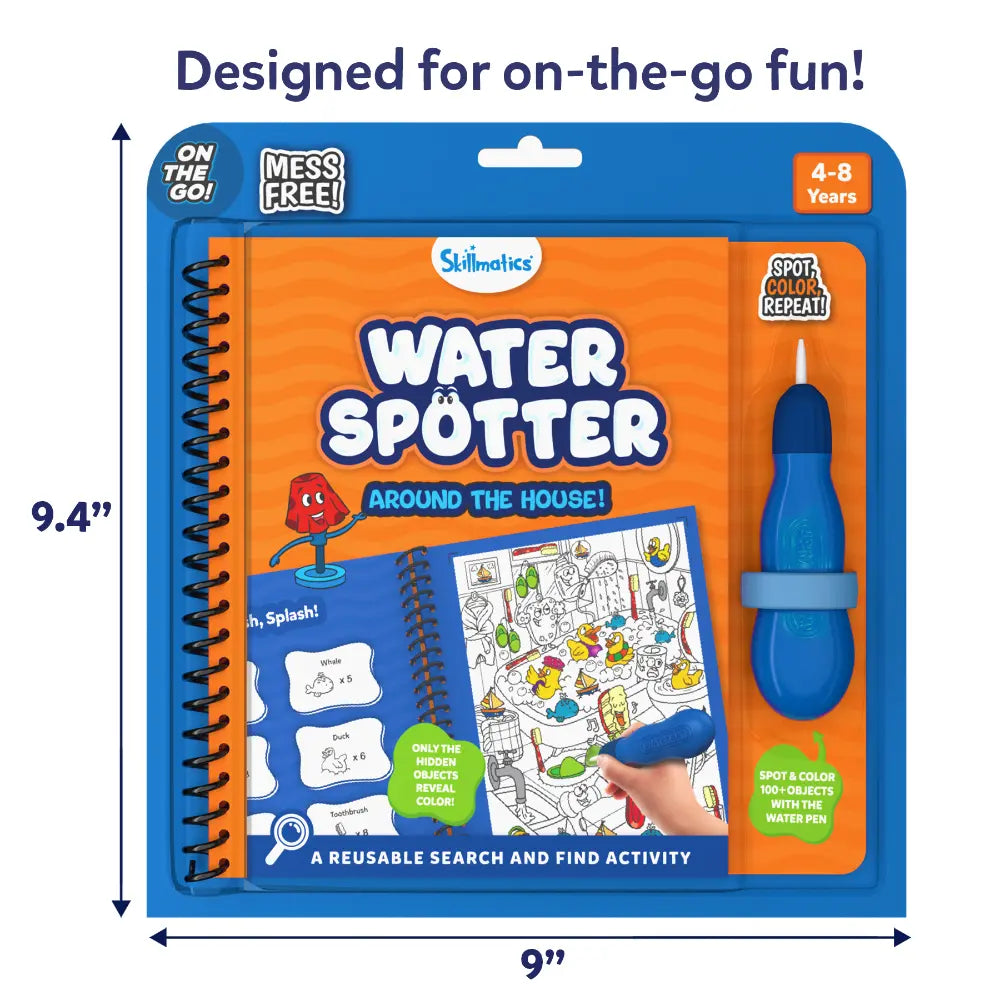 Water Spotter: Around the House | Reusable Search & Find Book (ages 4-8)