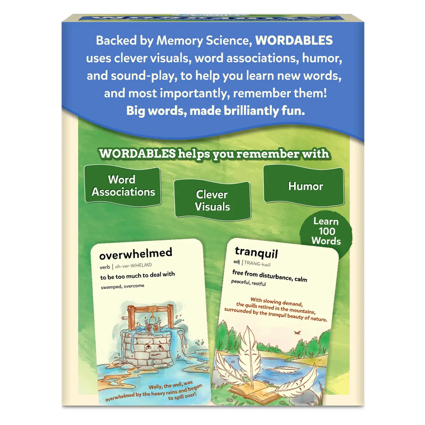 Wordables: Level 1 | Vocabulary Flash Cards (ages 8+)