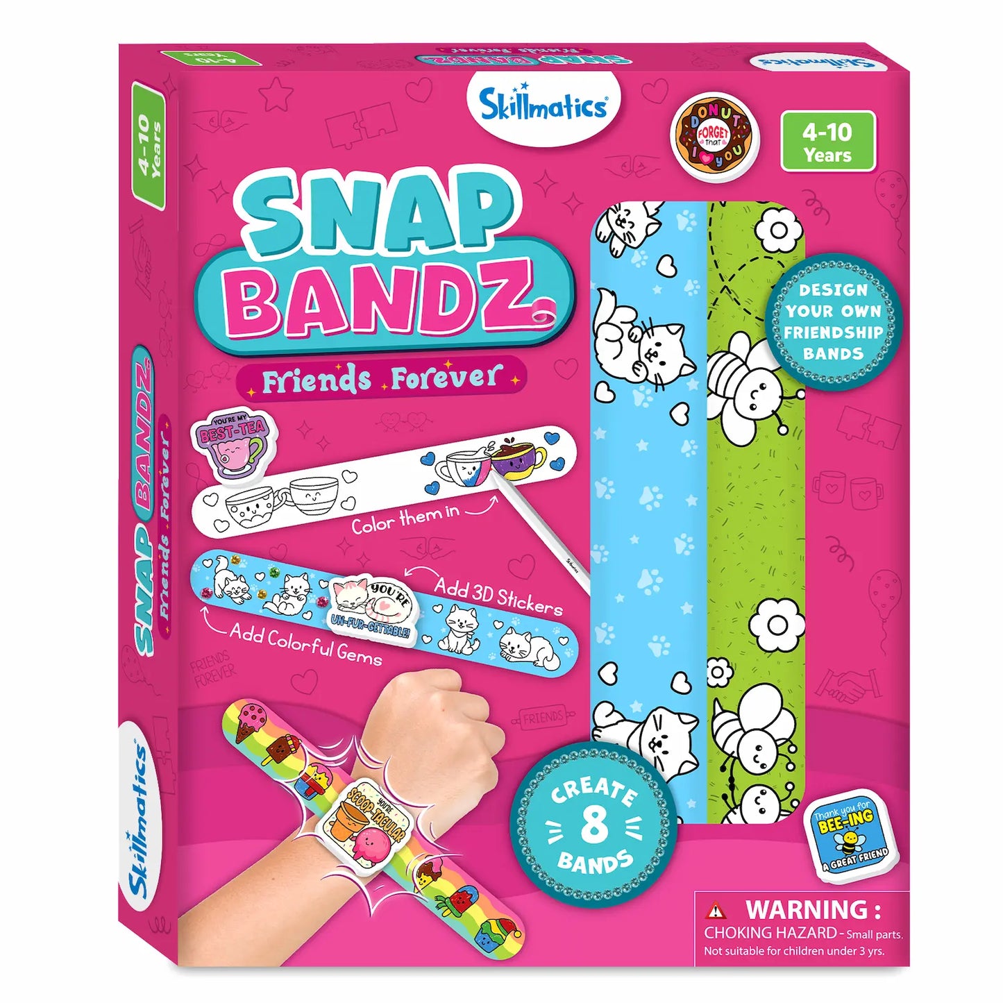 Snap Bandz: Friendship Bands New | Art & Craft Activity Kit (ages 4-10)