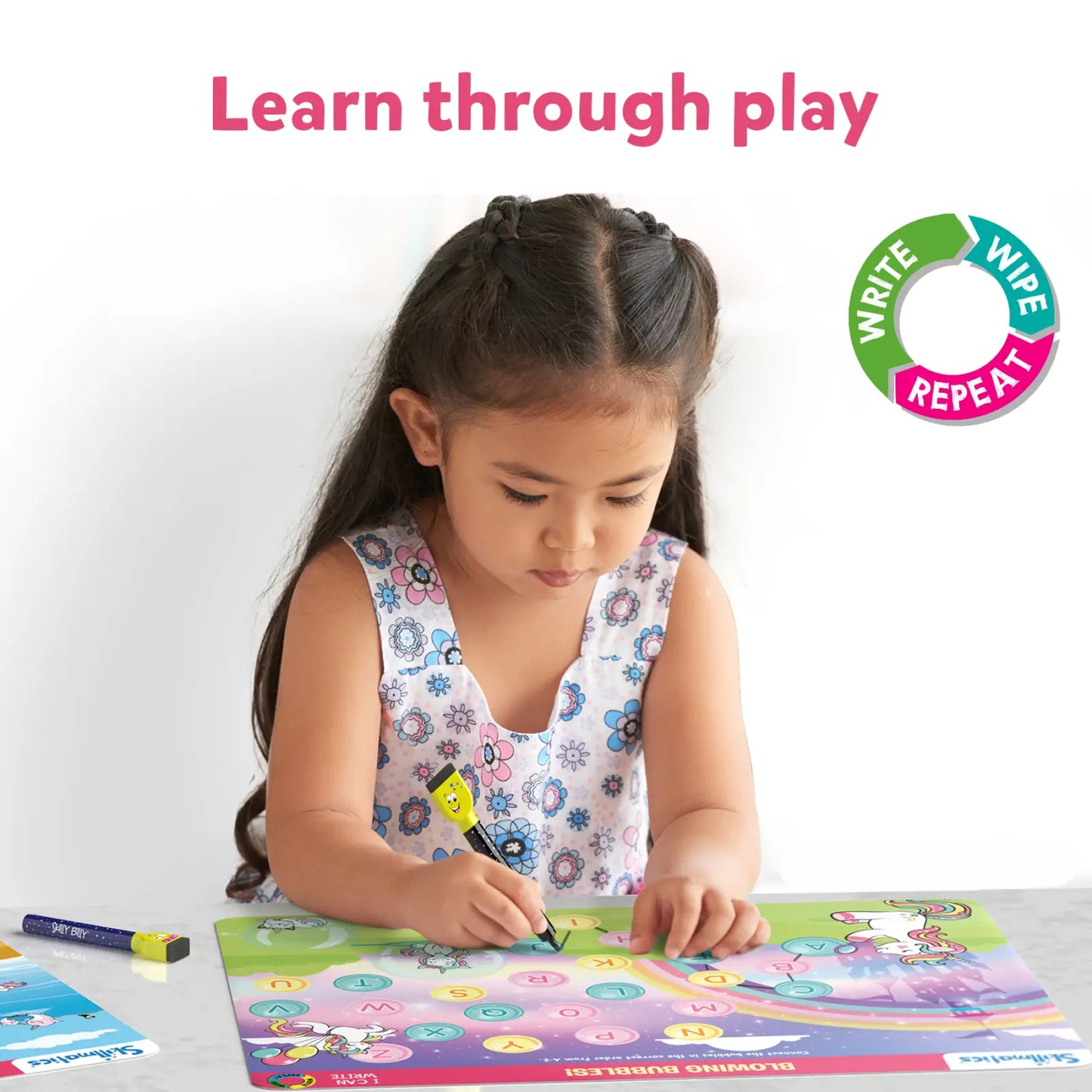 I Can Write Unicorn Edition | Reusable Activity Mats (ages 3-6)