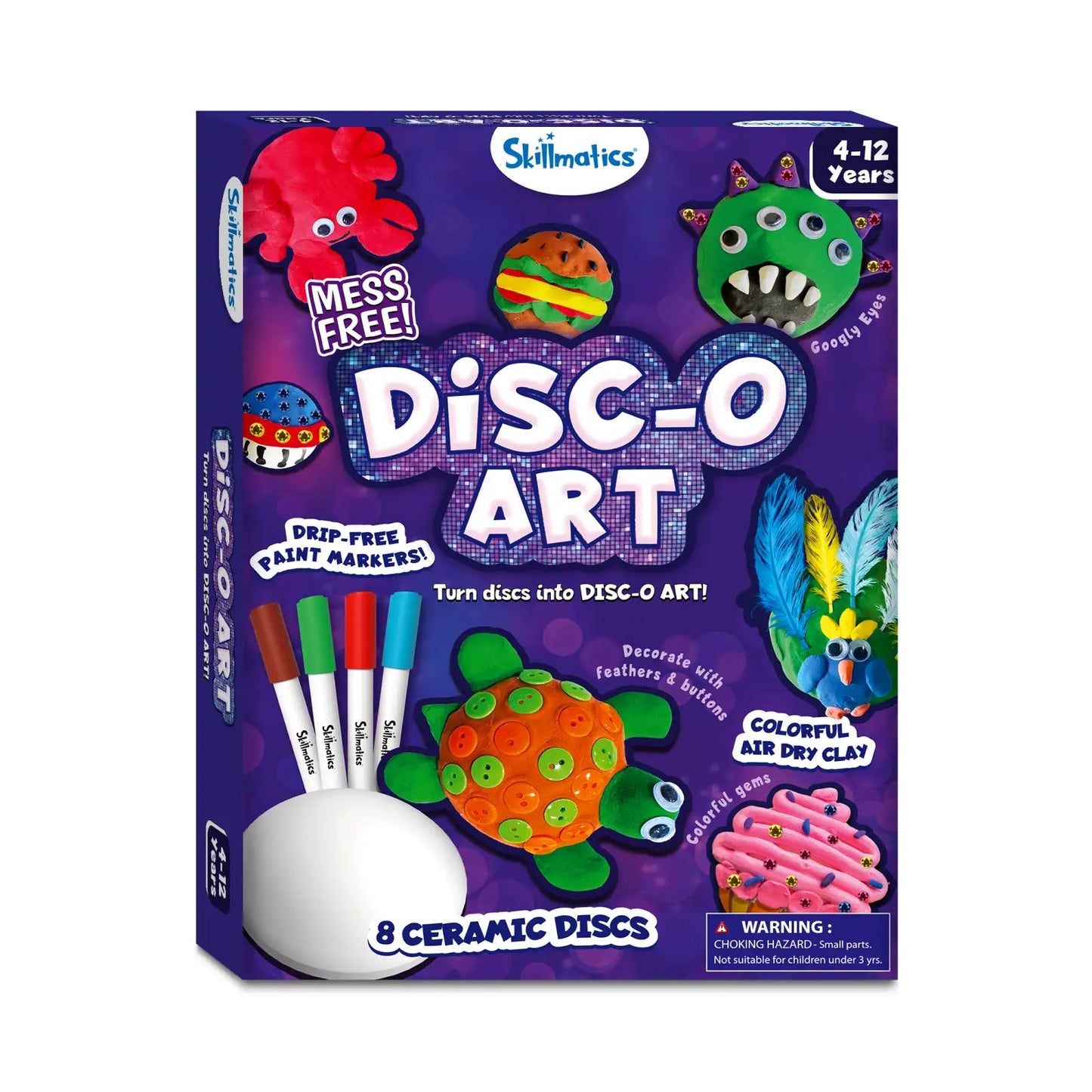 Disc-O Art craft kit for no mess art and craft activities for kids aged 4-12