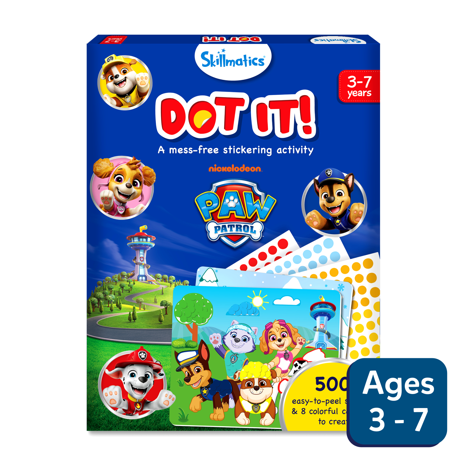 Paw Patrol sticker activity kit from Dot it! No mess sticker art for ages 3-7
