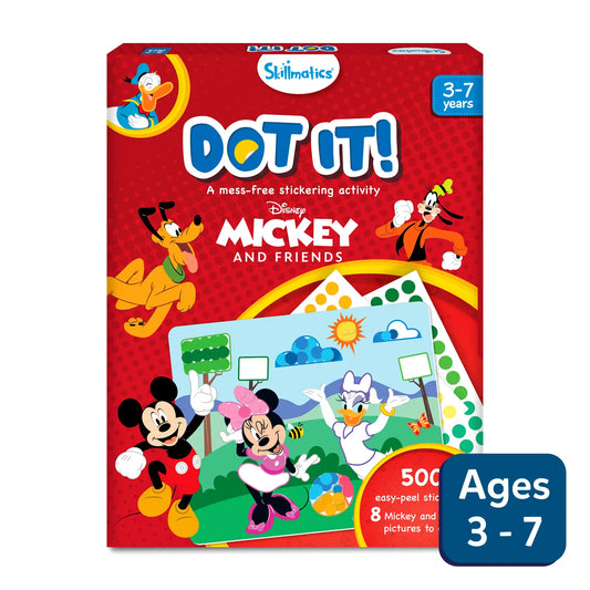 Dot It Mickey and Friends sticker activity kit for creative fun and themed crafting