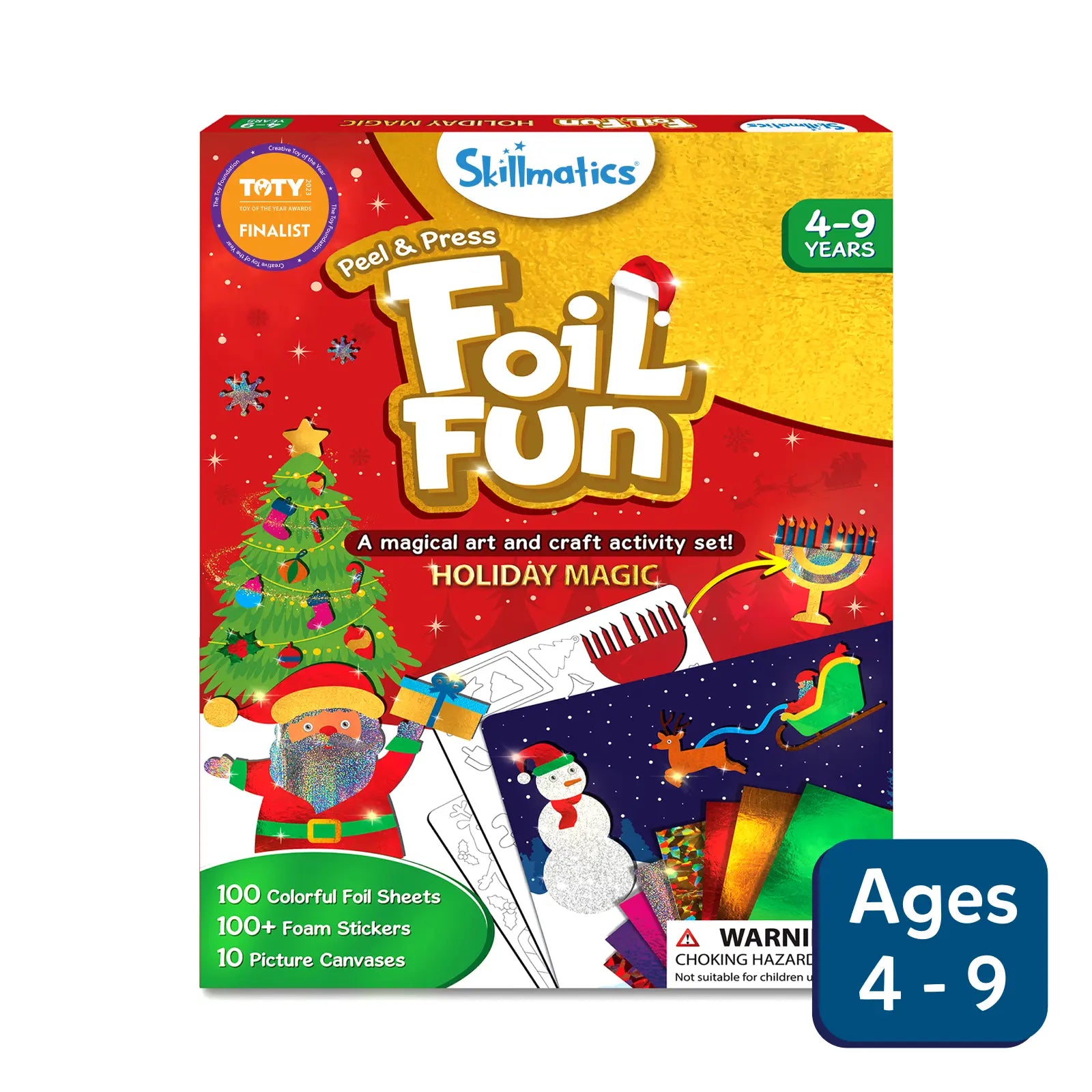 Foil Fun: Holiday Magic  No Mess Art Kit (ages 4-9) – Skillmatics