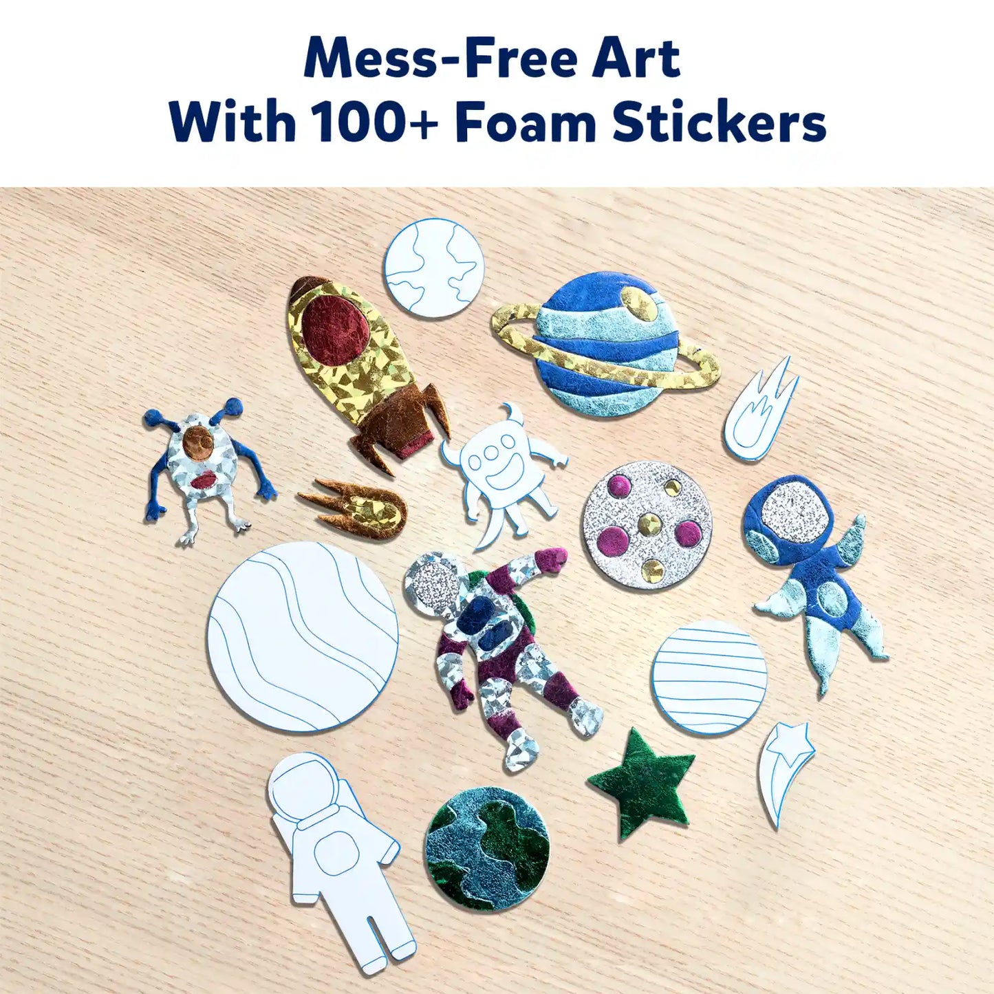 Foil Fun: Up in Space | No Mess Art Kit (ages 4-9)