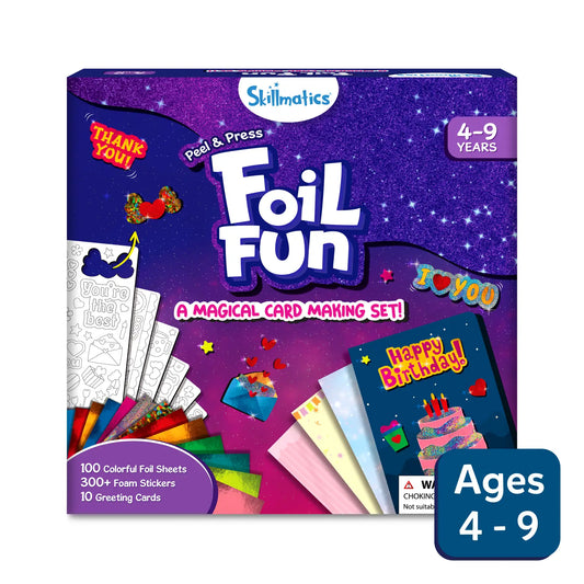 Foil Fun: Card Making Set |  No Mess Art Kit (ages 4-9)