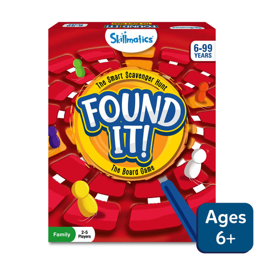 Found It! Board Game for smart scavenger hunts designed for ages 6 and up
