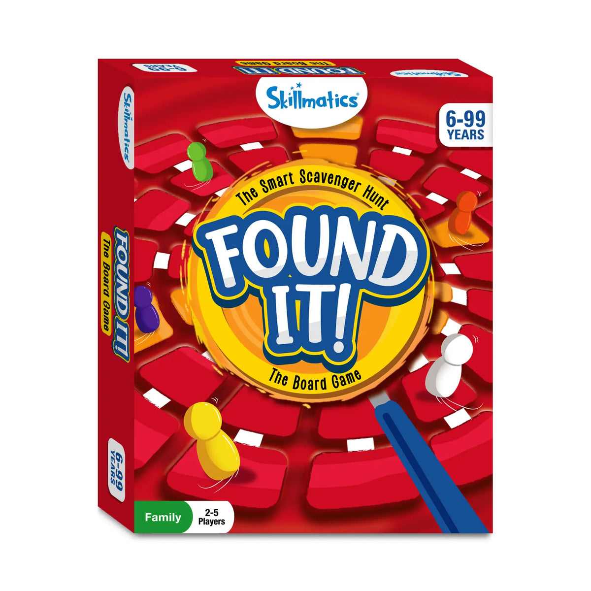 Found It Board Game box for smart scavenger hunt, ages 6 plus