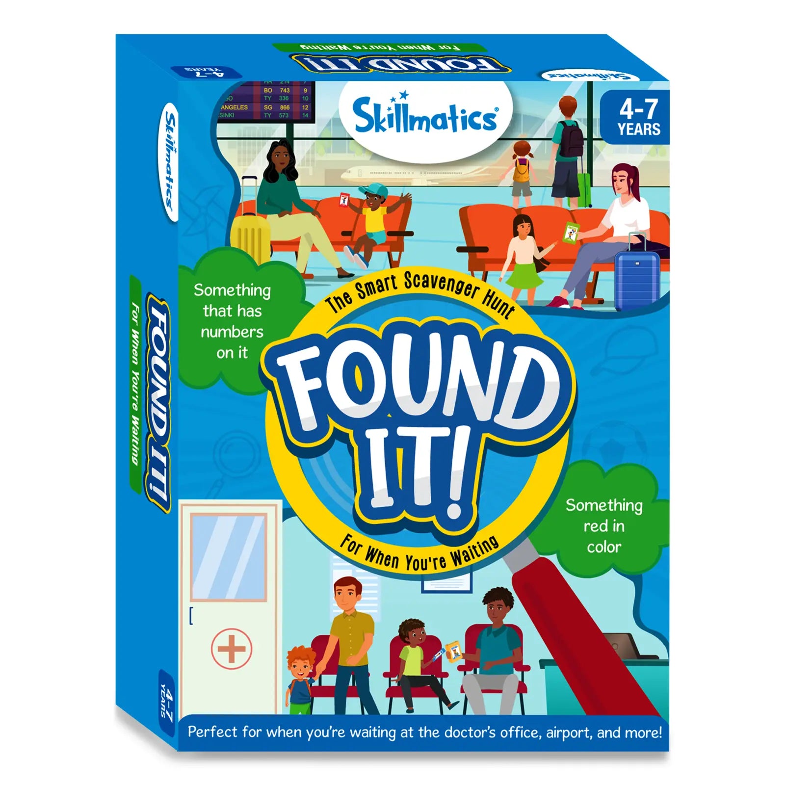 Found It! scavenger hunt game box for kids ages 4-7, perfect for waiting fun