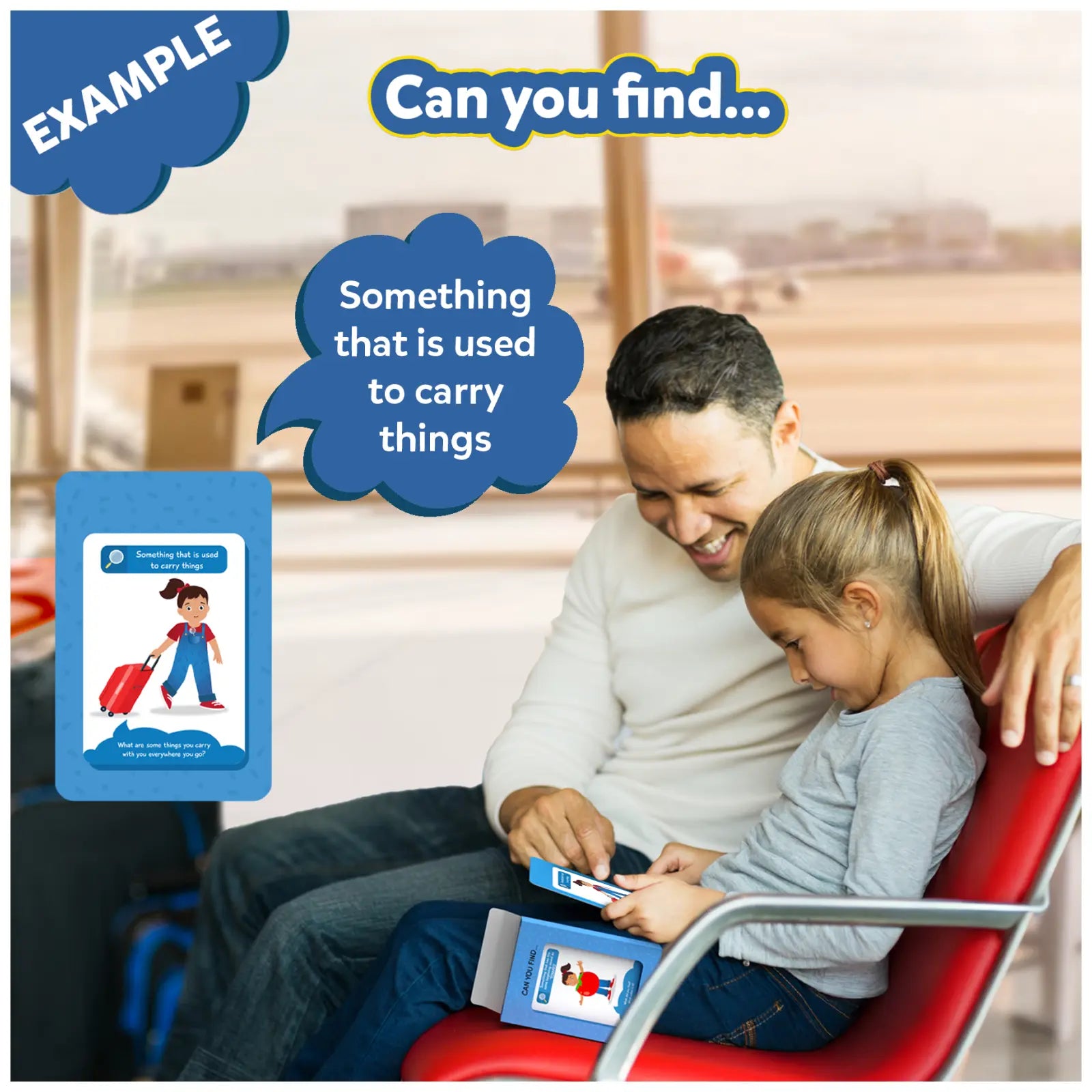 Educational card game for kids from Found It! Smart Scavenger Hunt Game ages 4-7