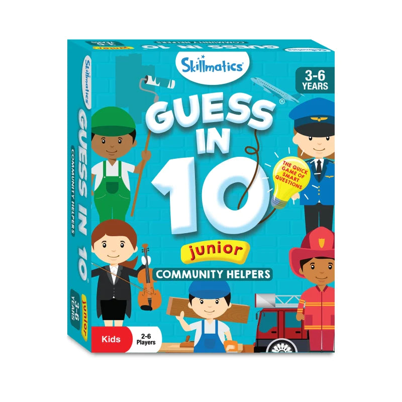 Guess in 10 Junior Community Helpers board game for kids that promotes learning and fun