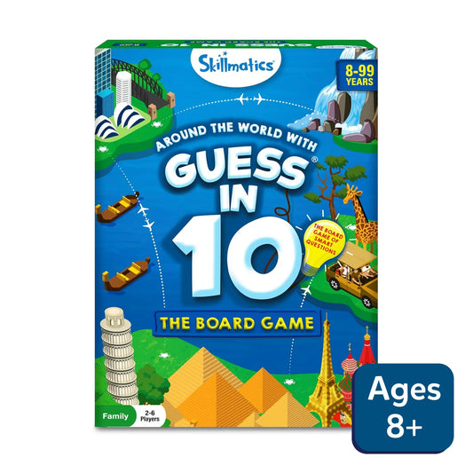 Guess in 10: Around The World | Board Game (ages 8+)