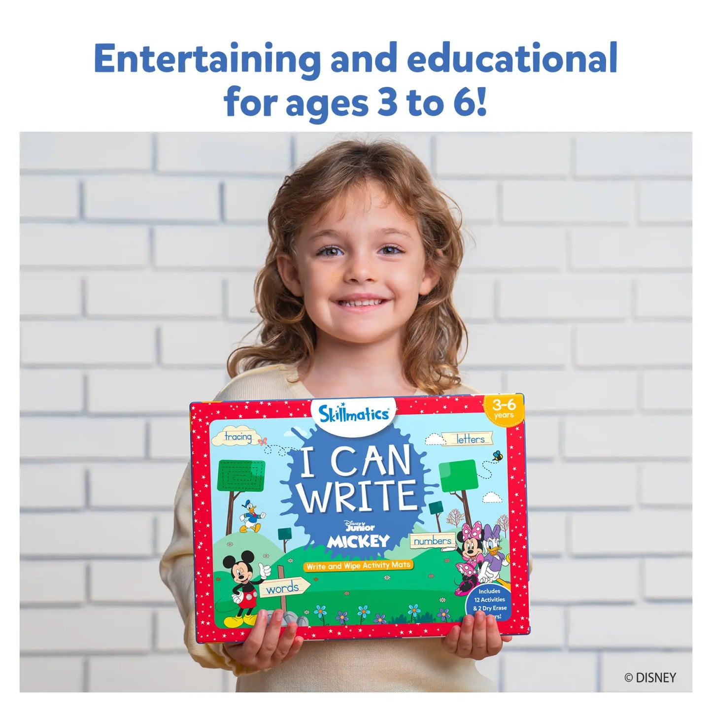 I Can Write: Disney Junior Mickey Mouse | Reusable Activity Mats (ages 3-6)