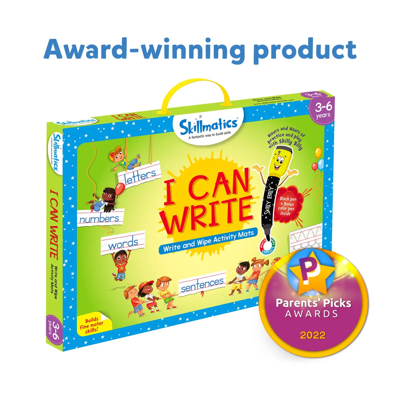 I Can Write Reusable Activity Mats for Kids Age 3-6 that promote handwriting skills