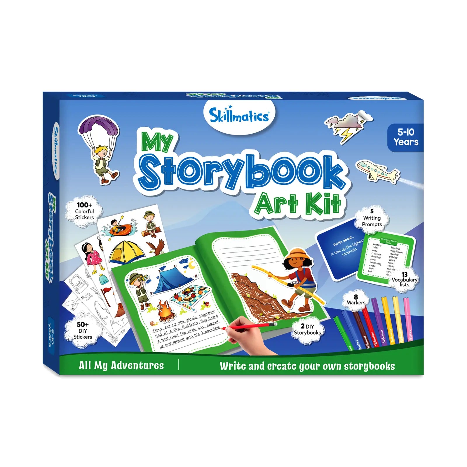 My Storybook Art Kit box from All My Adventures for children ages 5-10