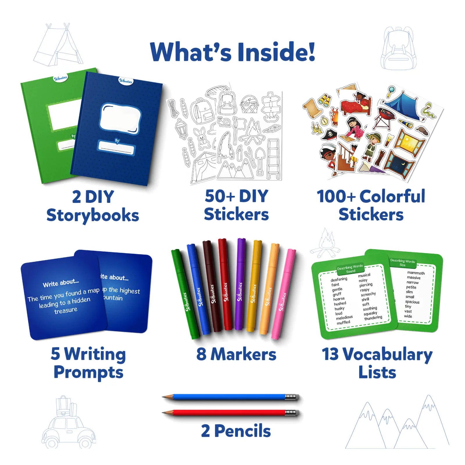 Children’s storytelling kit from My Storybook Art Kit All My Adventures for ages 5-10