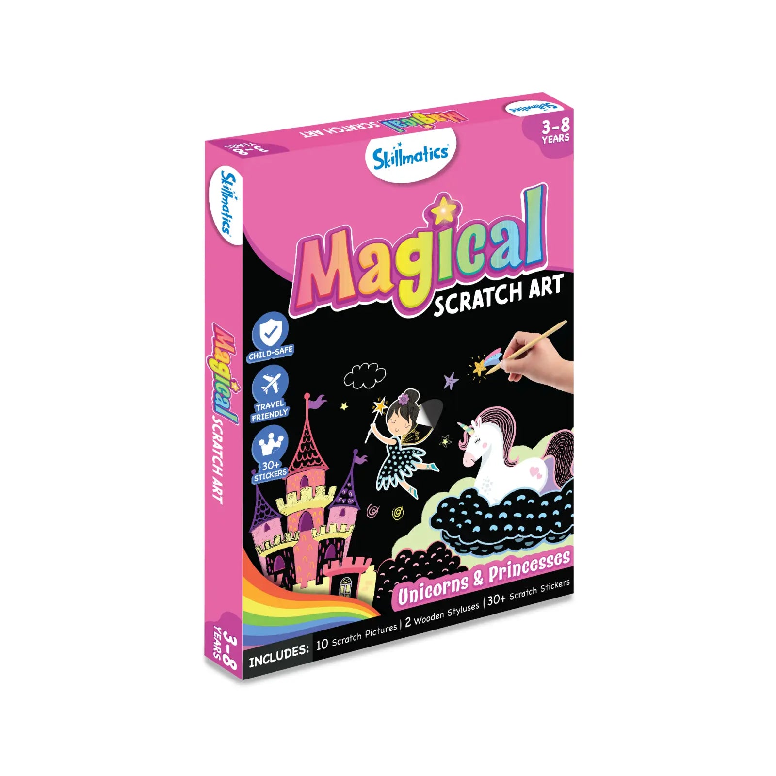 Magical Scratch Art | Unicorns & Princesses (ages 3-8)
