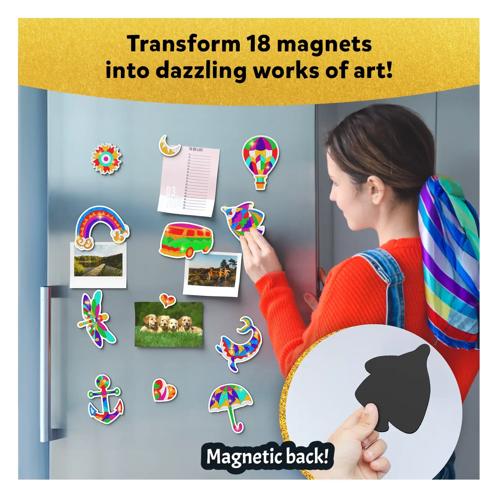 Magnet art kit from Foil Fun Pretty Patterns No Mess Art Kit for ages 7 plus