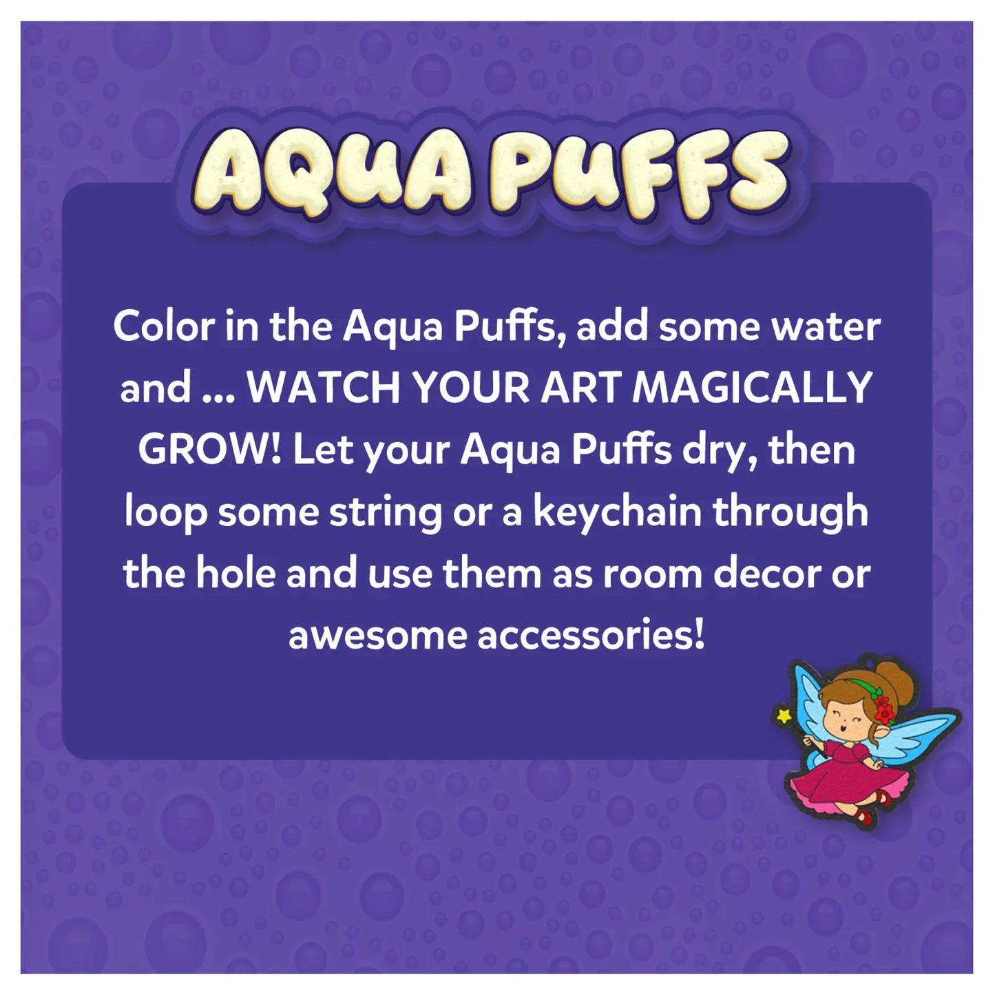 Aqua Puffs: Princesses &
Unicorns | 3D Art Kit (ages 4+)
