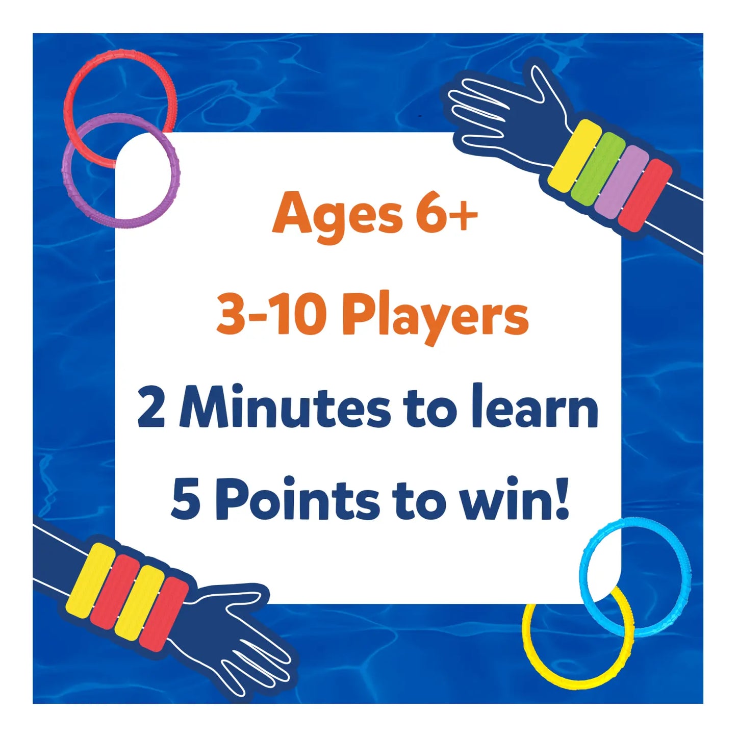 Pool game box for Ring Rush Underwater Search and Find Game ages 6+