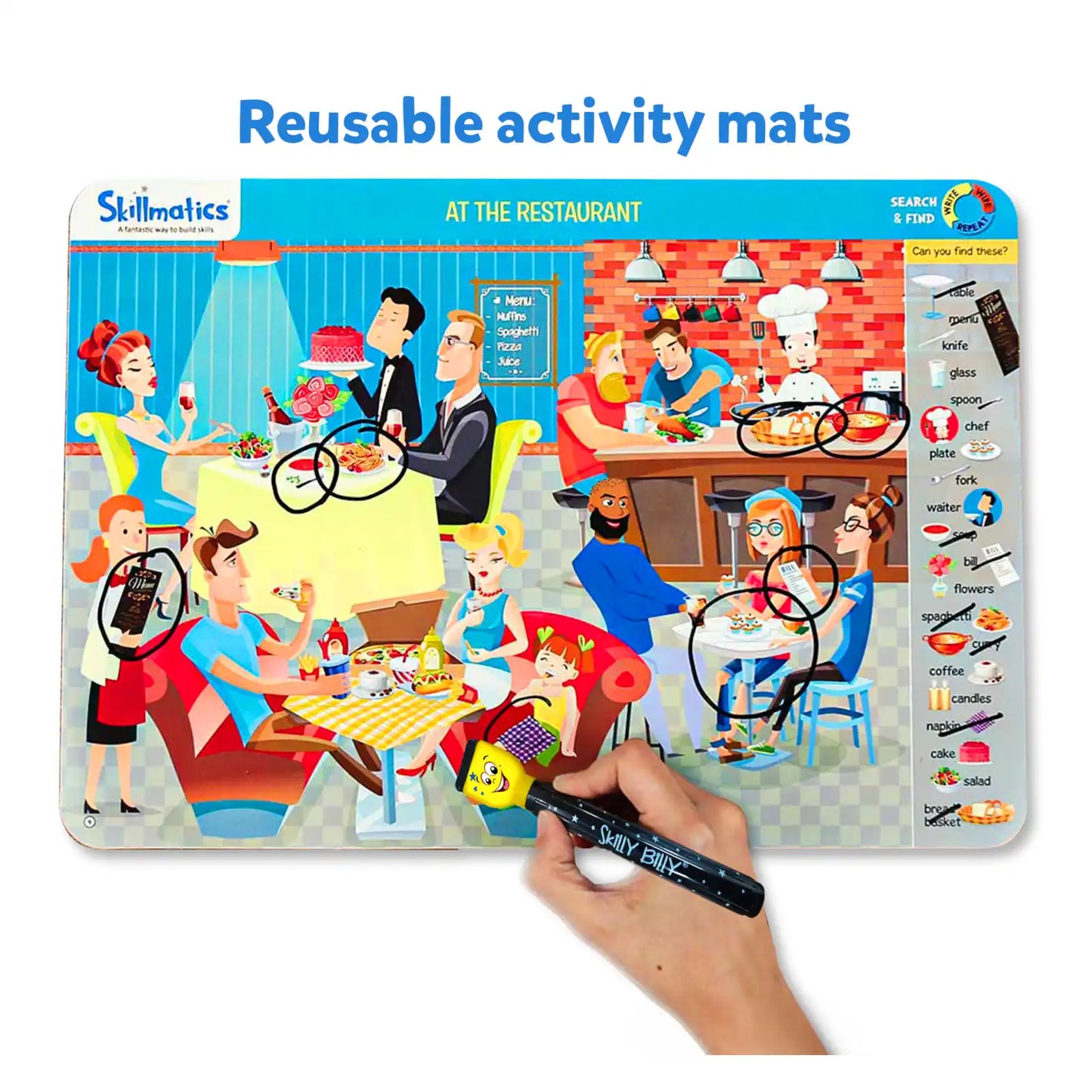 Search & Find | Reusable Activity Mats (ages 3-6)