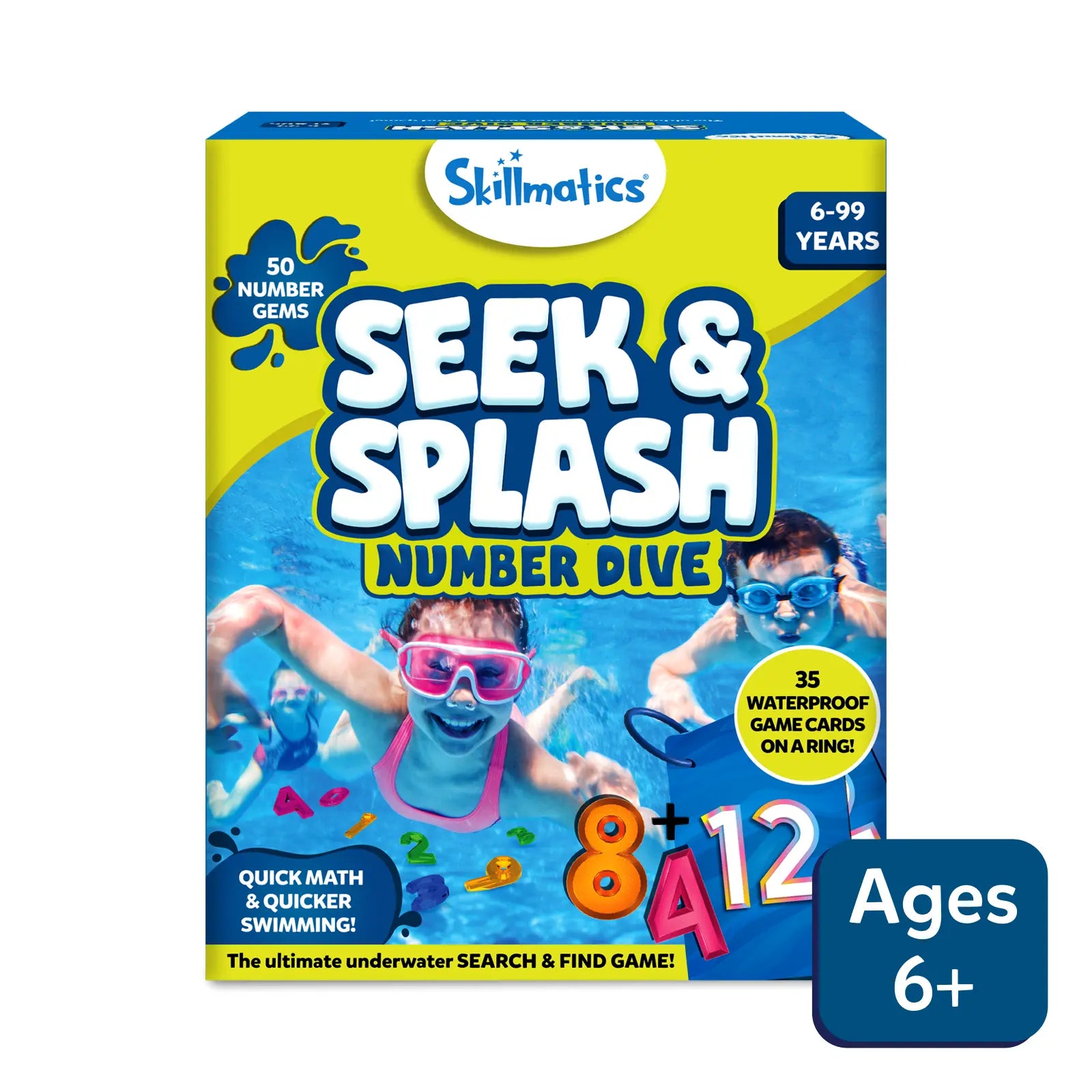 Seek & Splash | Underwater Search and Find Math Game (ages 6+) – Skillmatics