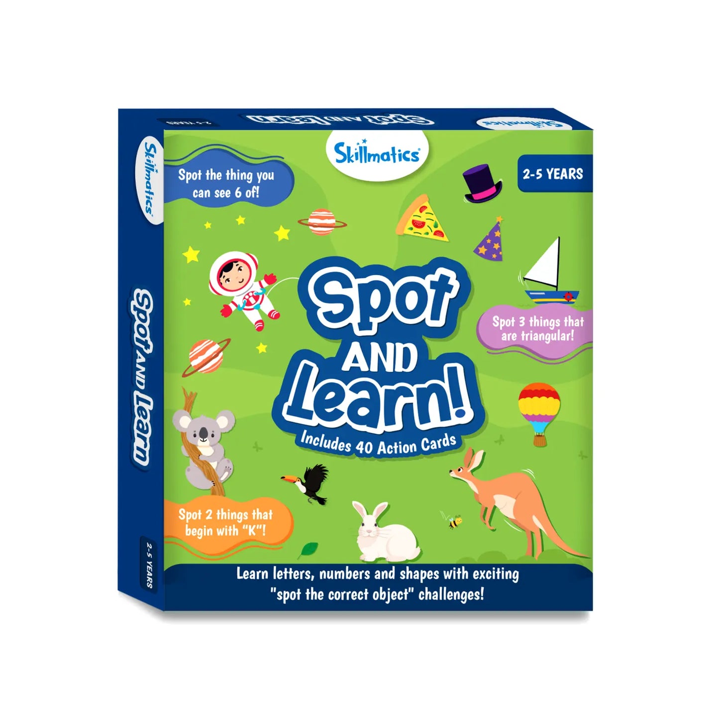 Spot and Learn educational game box for early childhood learning and development