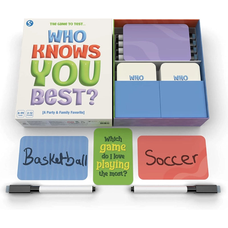 Who Knows You Best? | Family & Party Card game (ages 8+)