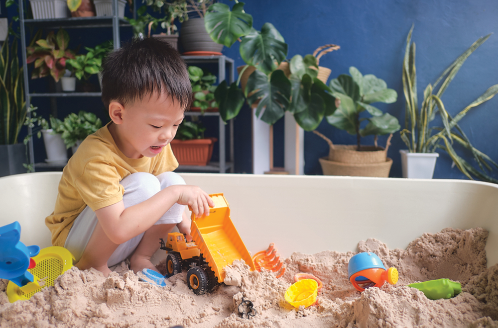 Set Up Your Own Ocean-Themed Learning Play Shelf