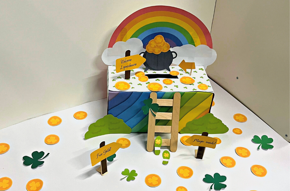 DIY Printable Leprechaun Trap by Skillmatics