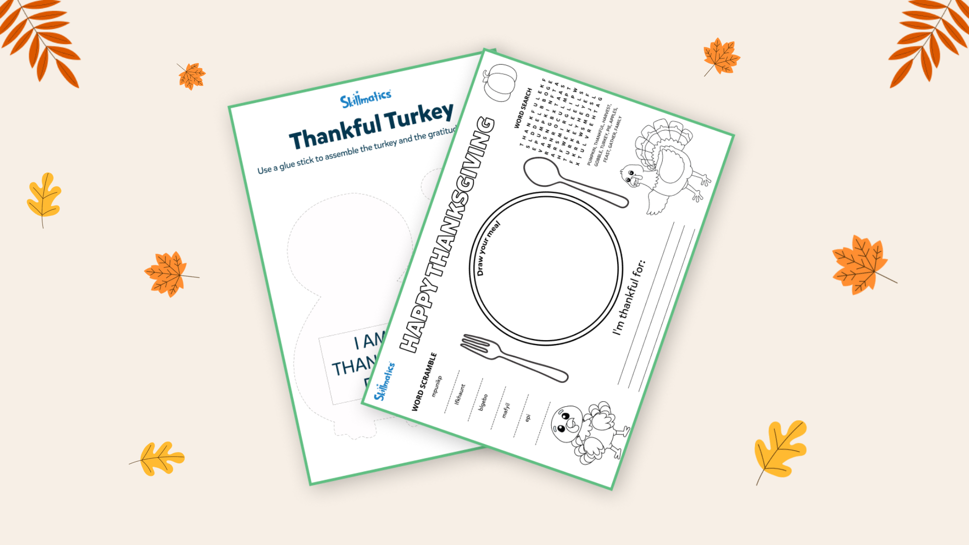 Download free printable - Thanksgiving