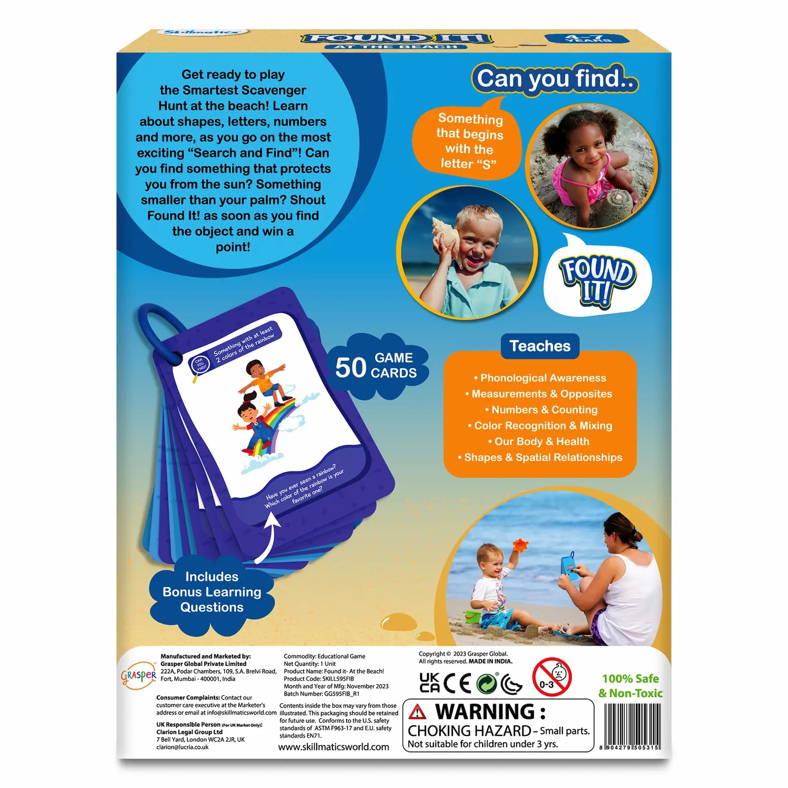Found It! At the Beach | Smart scavenger hunt (ages 4-7)