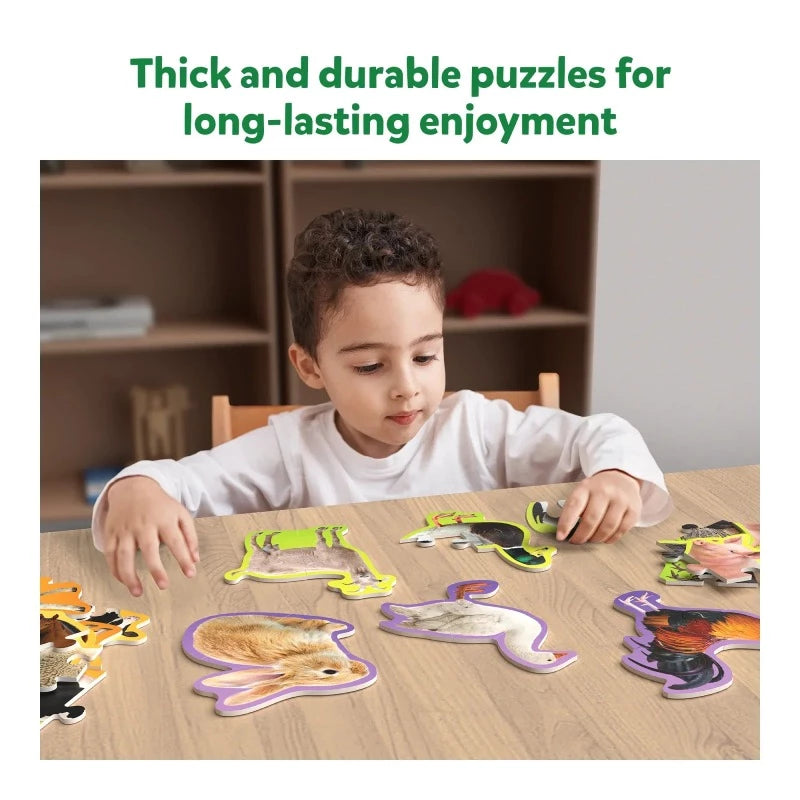 Step by Step Puzzle: Farm Animals (ages 3+)