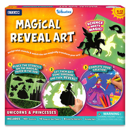 Magical Sun Art: Unicorn & Princess | Sun Paper Art Kit (ages 4-12)