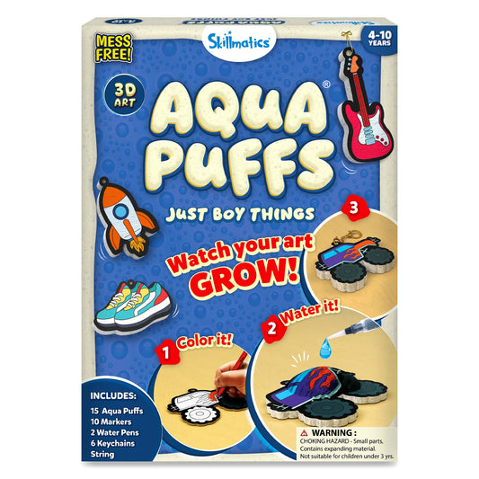 Aqua Puffs: Just Cool Things | 3D Art Kit (ages 4+)