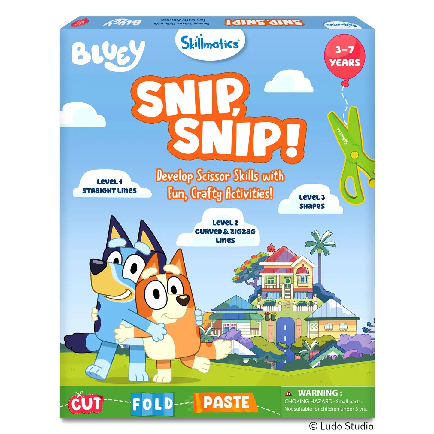 Snip Snip! Bluey | Art & Craft Activity Kit (ages 3-7)