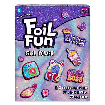 Foil Fun: Girl Power | No Mess Magnetic Art Kit (Ages 7-13)