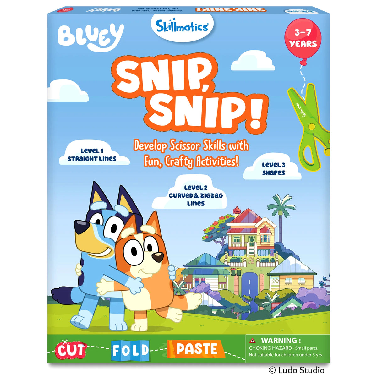 Snip Snip! Bluey | Art & Craft Activity Kit (ages 3-7)