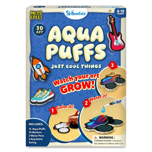 Aqua Puffs: Just Cool Things | 3D Art Kit (ages 4+)