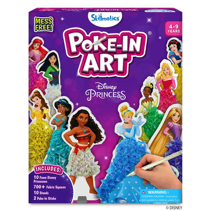 Poke-in Art: Disney Princess | Mess-Free Art for Kids (ages 4-9)