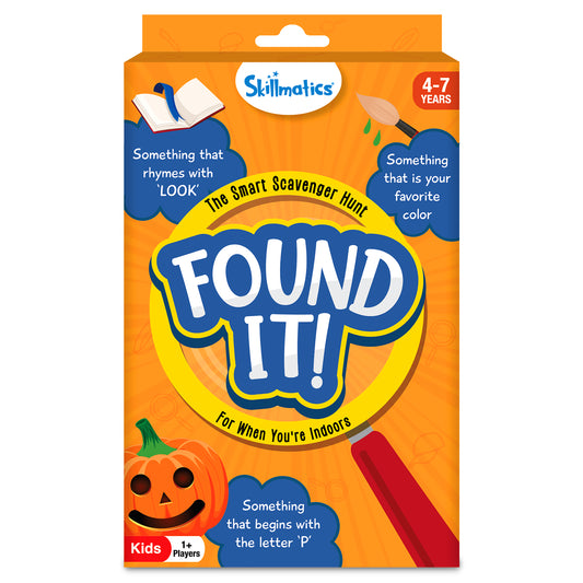 Skillmatics Found It Indoor Edition smart scavenger hunt game for children ages 4 to 7