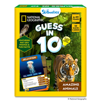 Guess in 10: National Geographic Animals | Trivia Card Game (ages 6+)