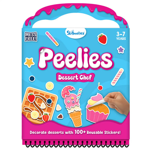 Peelies: Dessert Chef | Reusable Sticker Activity Book (ages 3-7)