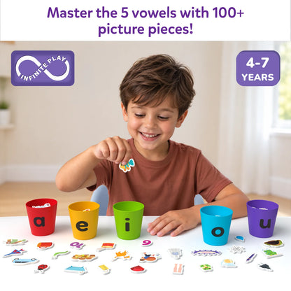 Phonics Sorter | Vowel Sorting & Early Reading Activity for Kids (ages 4-7)