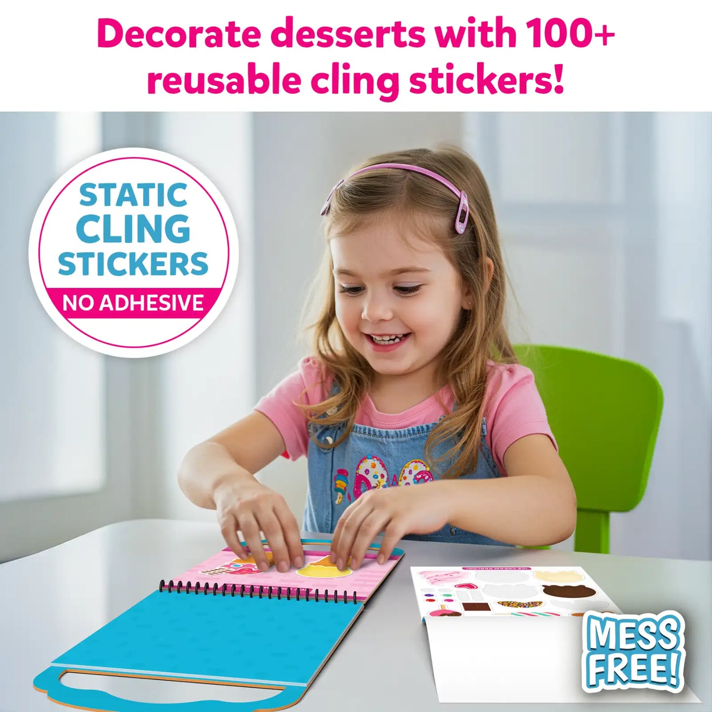 Peelies: Dessert Chef | Reusable Sticker Activity Book (ages 3-7)