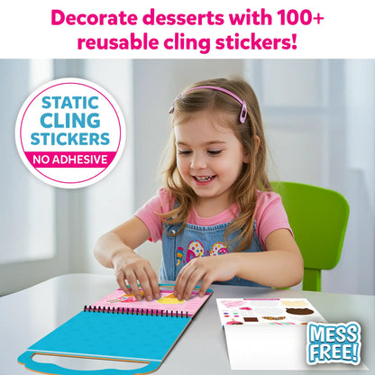 Peelies: Dessert Chef | Reusable Sticker Activity Book (ages 3-7)
