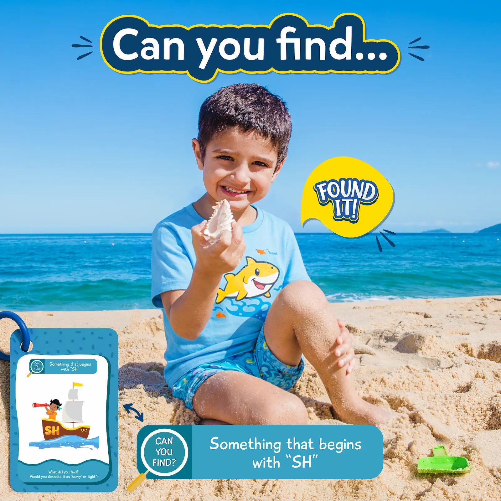 Found It! At the Beach | Smart scavenger hunt (ages 4-7)