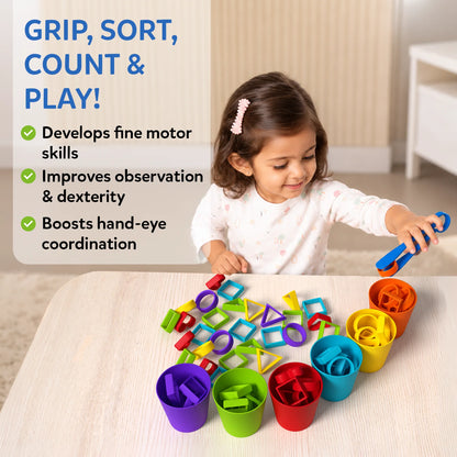 Rainbow Sorting Game V3 | Sorting, Counting & Sequencing Toy (ages 3-6)